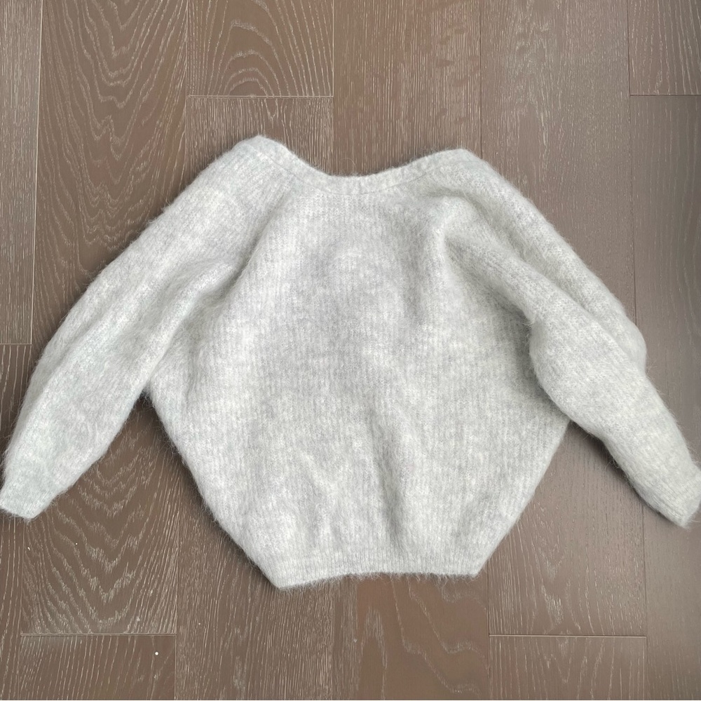 SOLD ba&sh Soft Gray Sweater - Picture 6 of 8
